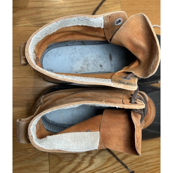 Vintage LaCrosse Boots Mens Size 13 Brown Suede Duck Snow Lined Polartec main image 14